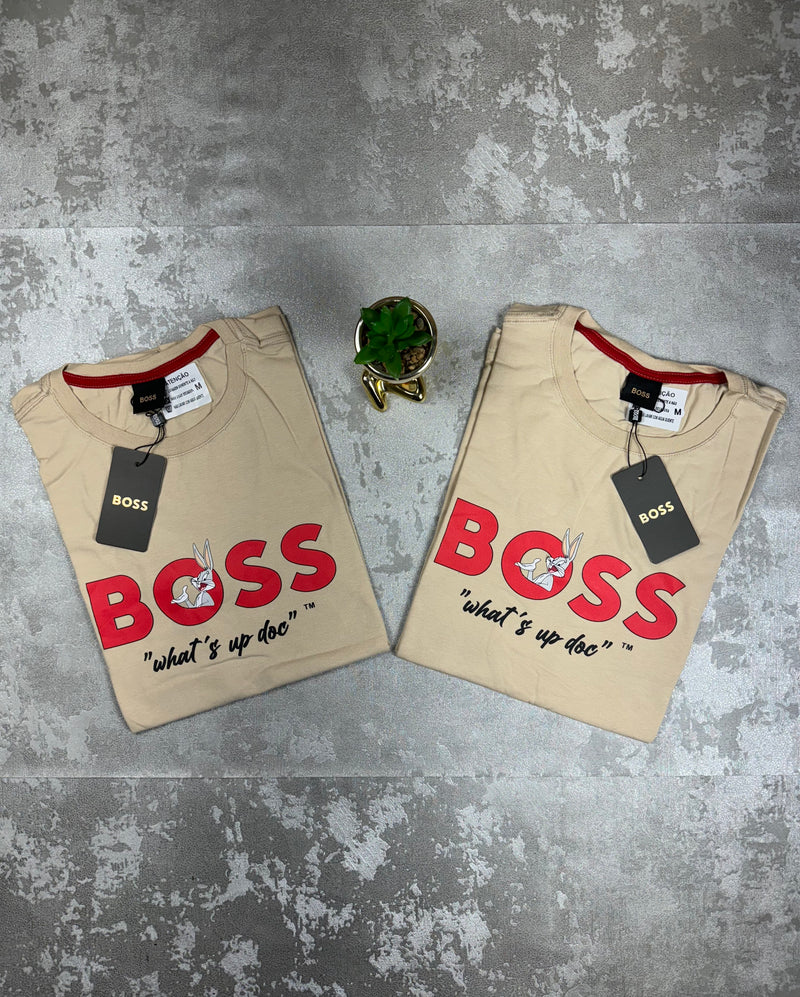 CAMISETA BOSS LOONEY / MALHA EGÍPCIA